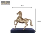 Aluminium Golden Horse Statue 5 Add a heading 5 eMetalCrafts