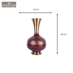 Aluminium golden Iron and Brown Vases 3 Add a heading 9 eMetalCrafts