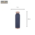 Green and black print Design Pure Copper Water bottle 4 Pure Copper Water Bottle