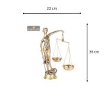 Brass Large Blindfolded Justice Sculptures 5 Add a little bit of body text 2 10 eMetalCrafts