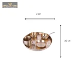 Kansa Mate Dinner Set 3 kansa mate dinner set thali