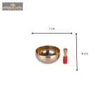 Golden Singing Medium Bowl Set, For Helps In Healing,Relaxation 4 Add a little bit of body text 2 2 eMetalCrafts
