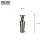 Aluminium Green Colour Flower Vase 3 Add a little bit of body text 3 eMetalCrafts