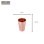 Pure Copper Ambi Elegant Ergo-Grip Glass For Drinking Water 3 Add a little bit of body text 3 2 eMetalCrafts