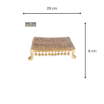 Brass Chowki for God Idol Statue 4 Add a little bit of body text 4 4 eMetalCrafts