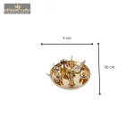 Pure brass pooja thali set with 10 pooja items Brass 3 Add a little bit of body text 6 eMetalCrafts