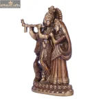 Superfine Brass Radha Krishna with peacock Idol 4 DSCF5497 eMetalCrafts