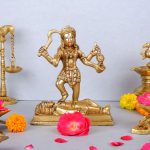 Brass Mahakali Mata Statue