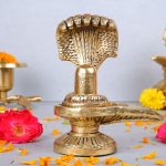 Brass Shivling Idol Antique Finish For Home Temple Pooja Room