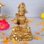 Brass Sitting Lord  Shiva  Statue