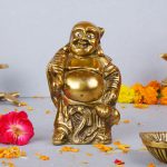 Brass Laughing Buddha Showpiece