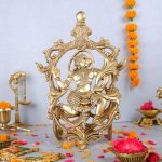 Divine Vastu Mahabali Hanuman Brass Statue 