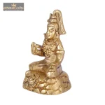 Pure Brass Sitting Lord Shiva Statue 4 DSCF6493 eMetalCrafts