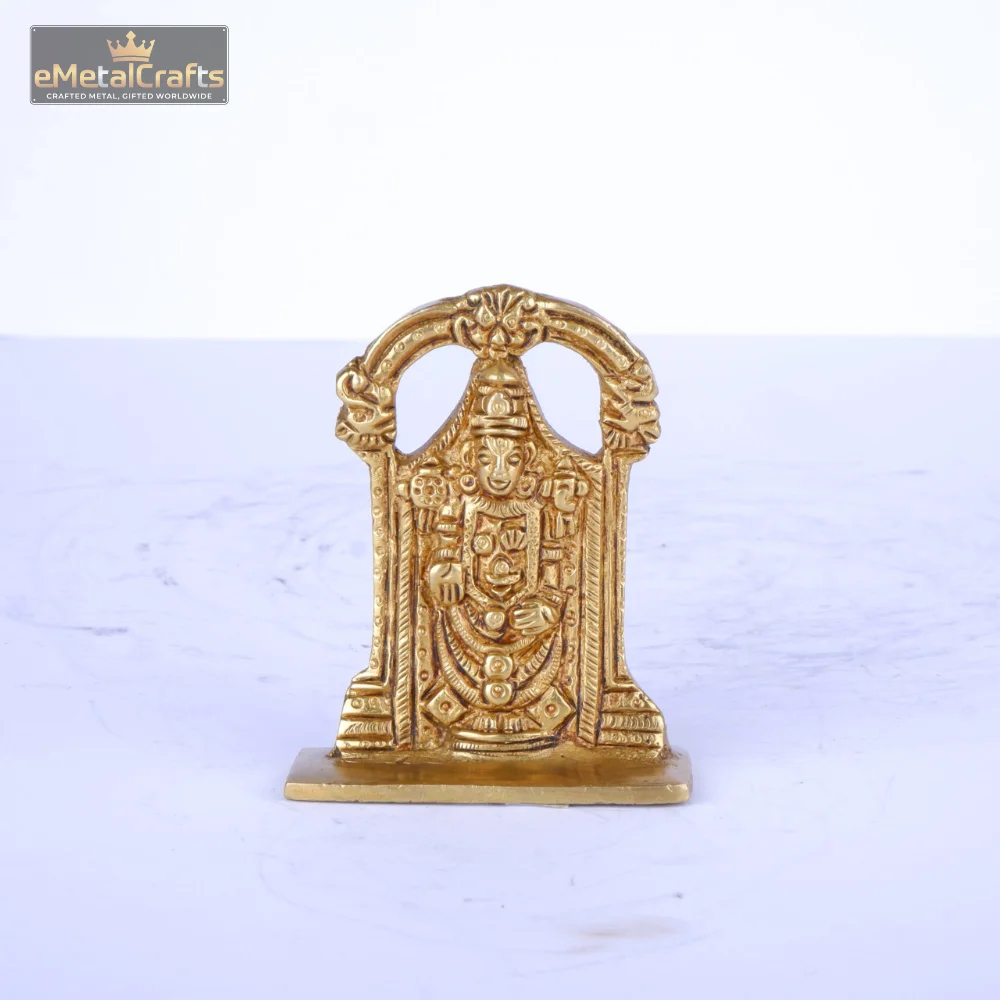 Pure Brass Tirupati Balaji Statue