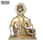 Exotic India Blessing Hanuman - Brass Statue 5 DSCF6543 eMetalCrafts