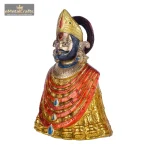 Khatu Shyam Ji Brass Idol – Perfect for Worship and Home Temple 4 DSCF6604 eMetalCrafts