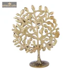Pure Brass Tree Diya With Tealight Holder 5 DSCF6651 eMetalCrafts