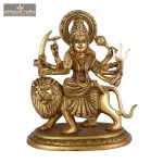 Solid Pure Brass Durga Maa Devi Idol 2 DSCF6663 eMetalCrafts