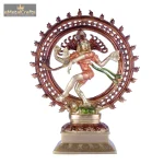Exotic India Nataraja Brass Idol | Brown Colour 2 DSCF6705 eMetalCrafts