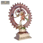 Exotic India Nataraja Brass Idol | Brown Colour 3 DSCF6706 eMetalCrafts
