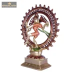 Exotic India Nataraja Brass Idol | Brown Colour 4 DSCF6707 eMetalCrafts