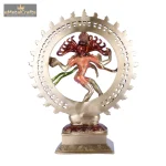 Exotic India Nataraja Brass Idol | Brown Colour 5 DSCF6709 eMetalCrafts