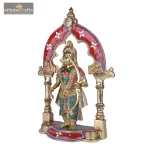 Standing Lord Rama Brass Statue Inside Temple 4 DSCF6743 eMetalCrafts