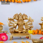 Pure Brass Panchmukhi Hanuman Idol
