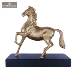 Aluminium Golden Horse Statue 2 DSCF7166 eMetalCrafts