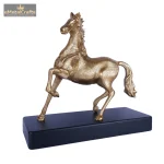 Aluminium Golden Horse Statue 3 DSCF7169 eMetalCrafts