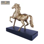 Aluminium Golden Horse Statue 4 DSCF7170 eMetalCrafts