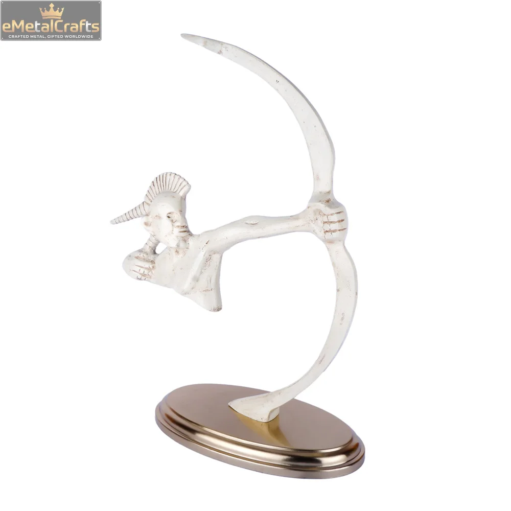 Aluminium Human With Arrow Sculpture