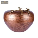 Aluminium Hammered Copper Decorative Vase 2 DSCF7461 eMetalCrafts