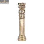 White Aona Brass Indian National Emblem 2 DSCF7508 eMetalCrafts