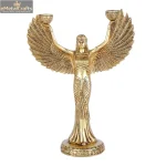 Queen Beautiful Wing Candle Stand | Brass Candle Holder 2 DSCF7525 eMetalCrafts
