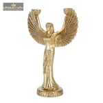 Queen Beautiful Wing Candle Stand | Brass Candle Holder 4 DSCF7527 eMetalCrafts