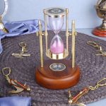 Brass Sandtimer For Table Decor