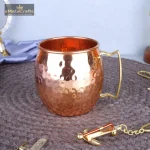 Pure Copper Moscow Mule Mug with Brass Handle 1 Copper Moscow Mule Mug