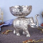 1000 ml Festivals Aluminum Elephant Bowl, Aluminium Bowls