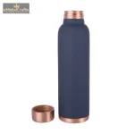 Green and black print Design Pure Copper Water bottle 3 Pure Copper Water Bottle