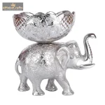 Festivals Aluminium Dry fruit Elephant Bowl1000ml 2 DSCF8139 eMetalCrafts