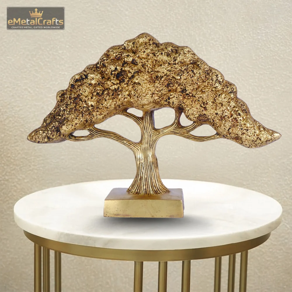 Brass Golden Bonsai Plant Brass Golden Bonsai Plant