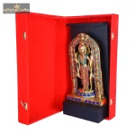 Aluminium Lord Ram Lala Idol with a Velvet Red Box 3 DSCF8246 1 eMetalCrafts