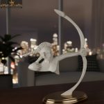 Aluminium Human With Arrow Sculpture