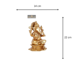 Eternal Blessings: Brass Lakshmi–Ganesha Divine Duo 4 Add a little bit of body text 1 eMetalCrafts