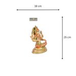 Divine Brass Goddess Lakshmi & Lord Ganesha Idol Pair 5 Add a little bit of body text 11 eMetalCrafts
