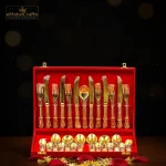 Brass Cutlery Set Gift Box 1 1 2 eMetalCrafts