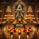 Brass Bhairavi Maa Kali Rich Blue Patina Finish Brass Statue 1 1 3 eMetalCrafts