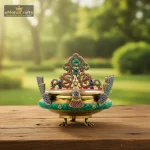 Brass Peacock Urli Bowl 1 111 eMetalCrafts