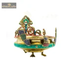 Brass Peacock Urli Bowl 3 113 eMetalCrafts